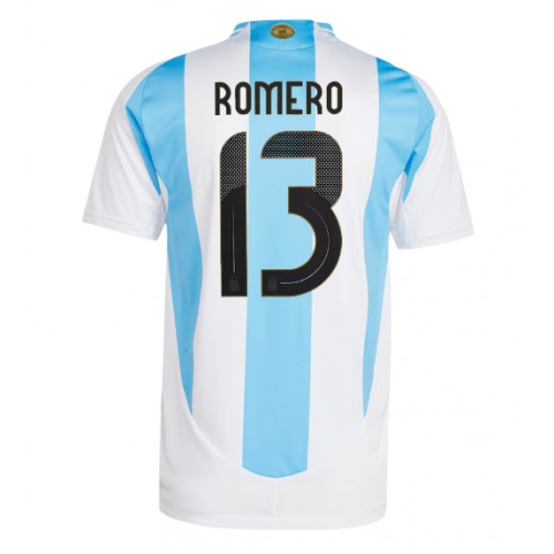 Moški Nogometni dresi Argentina Cristian Romero #13 Domači Copa America 2024 Kratek Rokav